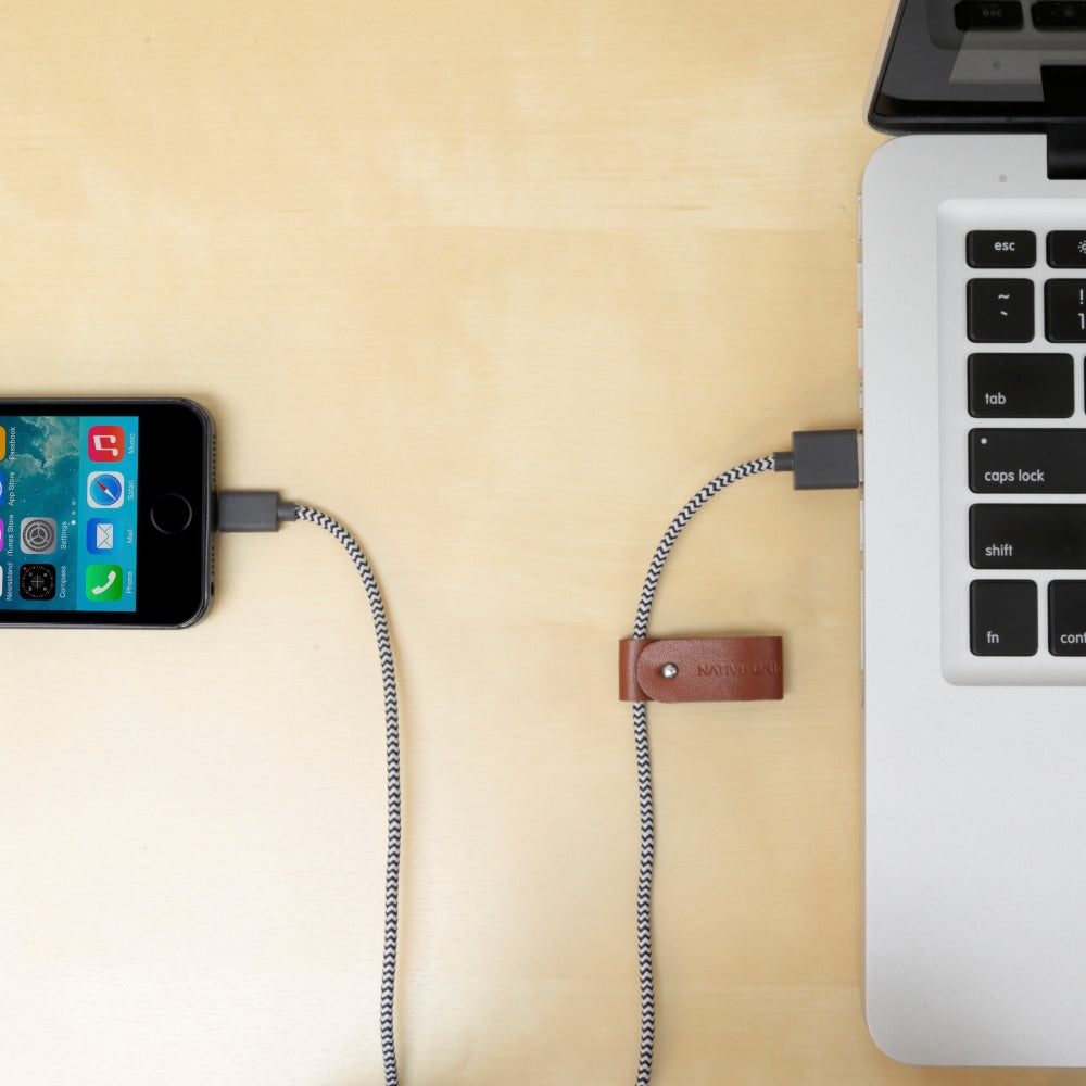 NATIVE UNION Belt Lighting Cable 1.2M - Zebra