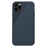 [علبة مفتوحة] غطاء قماشي من ناتيف يونيون كليك لهاتف آيفون 11 برو ماكس - أزرق داكن
