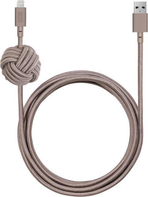 [OPEN BOX] NATIVE UNION Night Cable KV Type-A To Type C 3M - Taupe