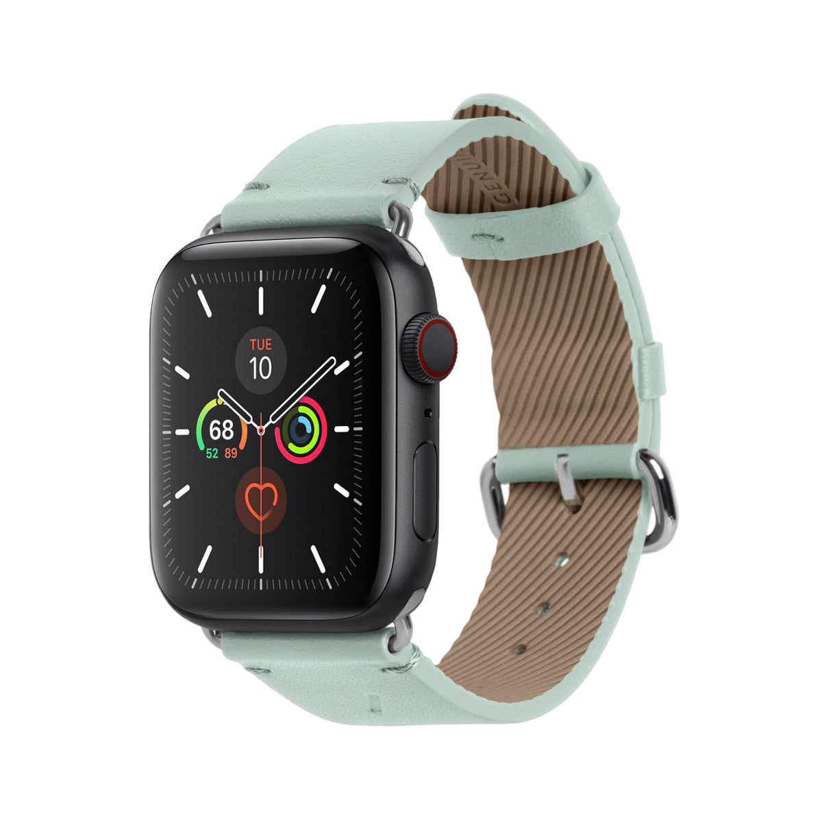 NATIVE UNION Classic Strap for Apple Watch Series 1-8 &amp; SE 42/44mm Genuine Italian Nappa Leather - Sage
