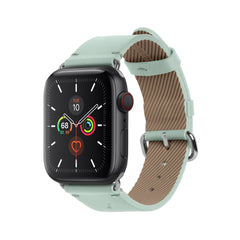 NATIVE UNION Classic Strap for Apple Watch Series 1-8 & SE 42/44mm Genuine Italian Nappa Leather - Sage