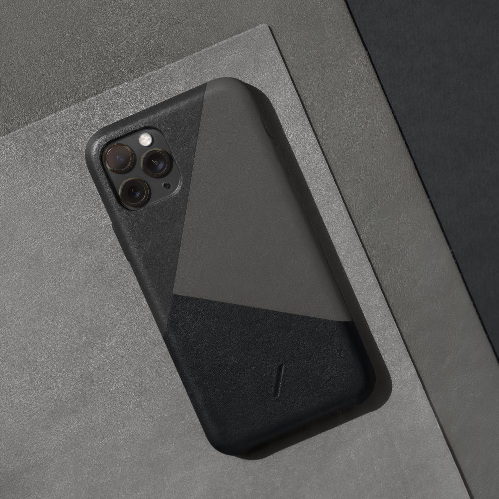 [OPEN BOX] NATIVE UNION Clic Marquetry Case for iPhone 11 Pro - Black