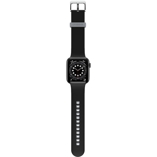 سوار ساعة OTTERBOX لساعات Apple Watch Series 1-8 و SE مقاس 44 مم - أسود (تباع ساعة Apple Watch بشكل منفصل)