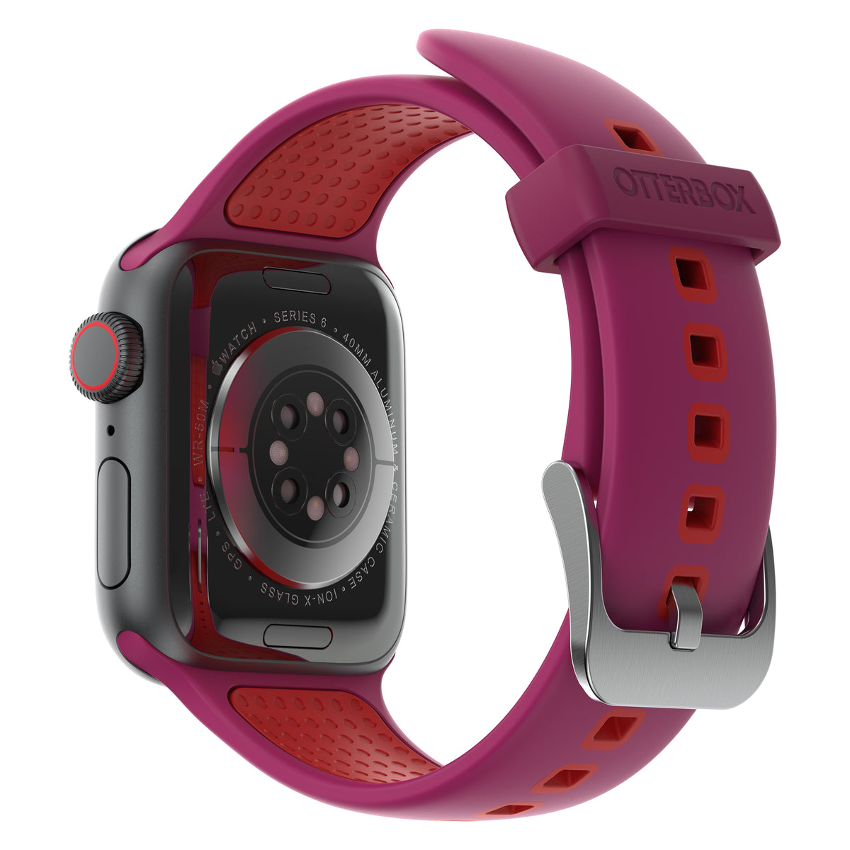 OTTERBOX Watch Band for Apple Watch Series 1-8 &amp; SE Size 38/40/41mm - Dark Pink (Apple Watch sold separately)
