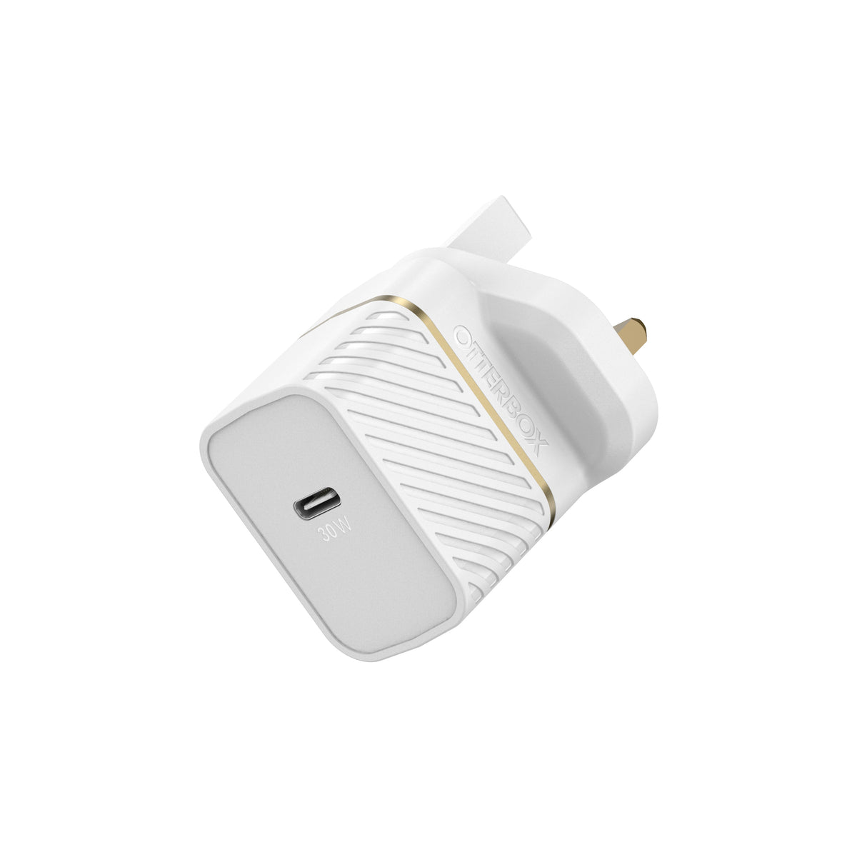[OPEN BOX] OTTERBOX UK Wall Charger 30W Rugged Fast Compact Charger for USB-C Devices - White