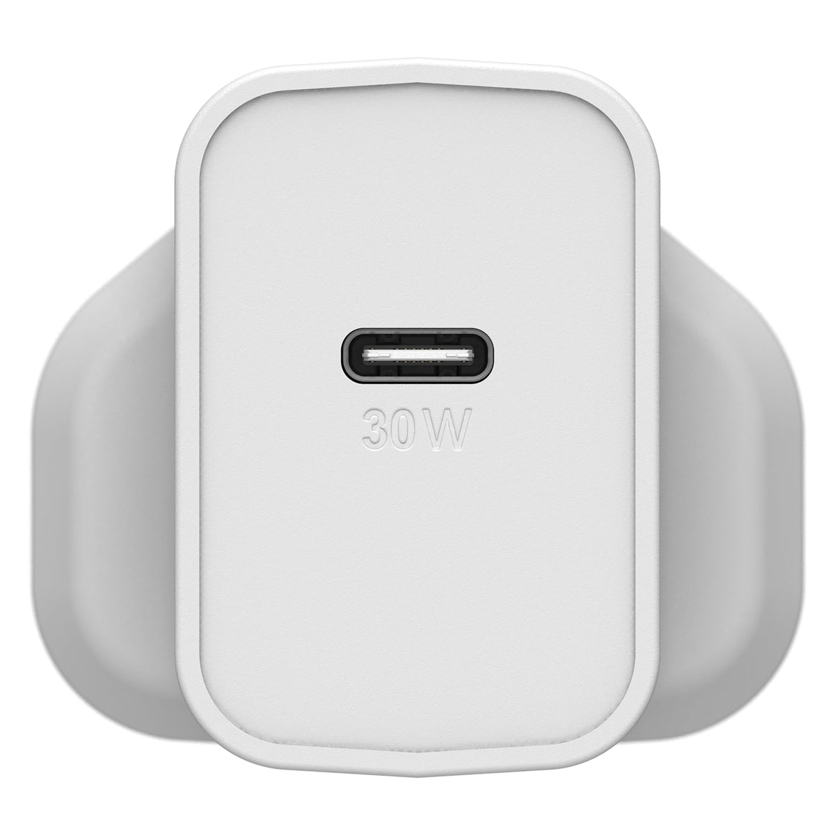 [OPEN BOX] OTTERBOX UK Wall Charger 30W Rugged Fast Compact Charger for USB-C Devices - White