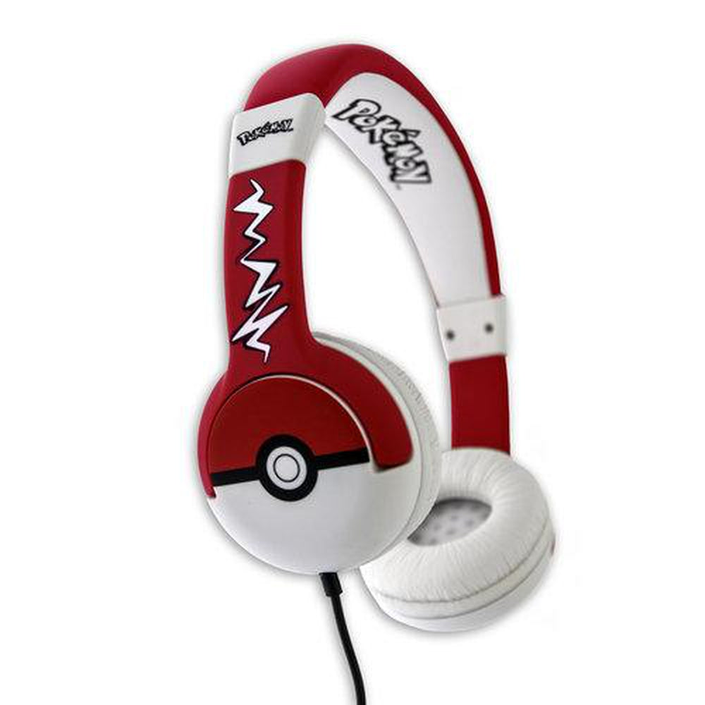 [علبة مفتوحة] سماعات رأس للأطفال من OTL على الأذن بتصميم كرة بوكيمون