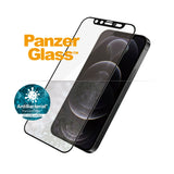 [OPEN BOX] PANZERGLASS iPhone 12/12 Pro - Cam Slider Black Frame w/ Anti-Microbial Screen Protector - Clear
