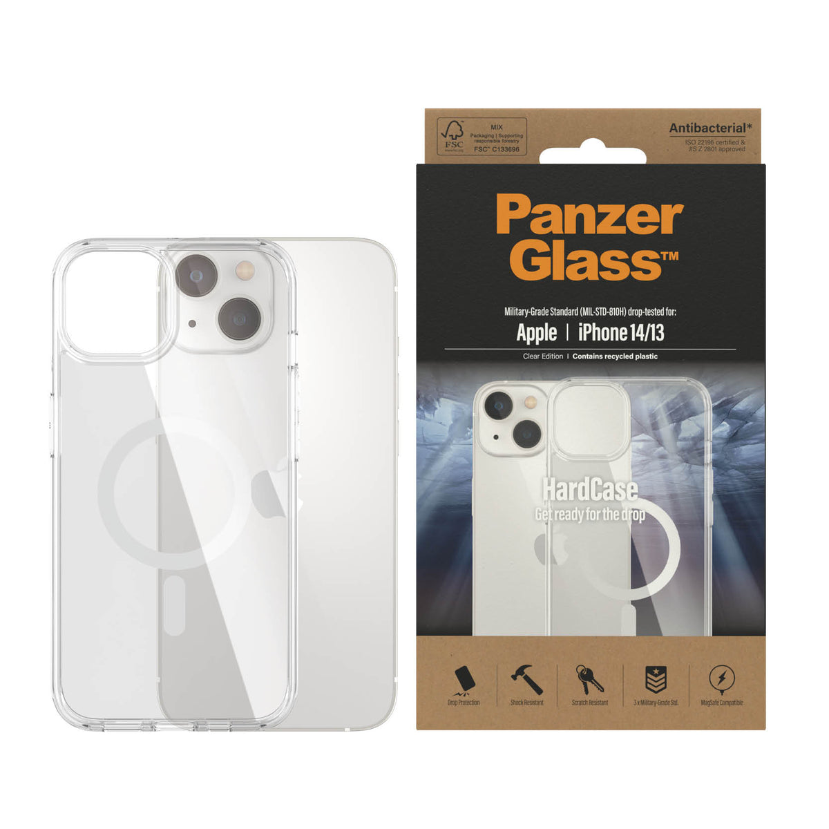 PANZERGLASS iPhone 14 - HardCase with MagSafe - Clear