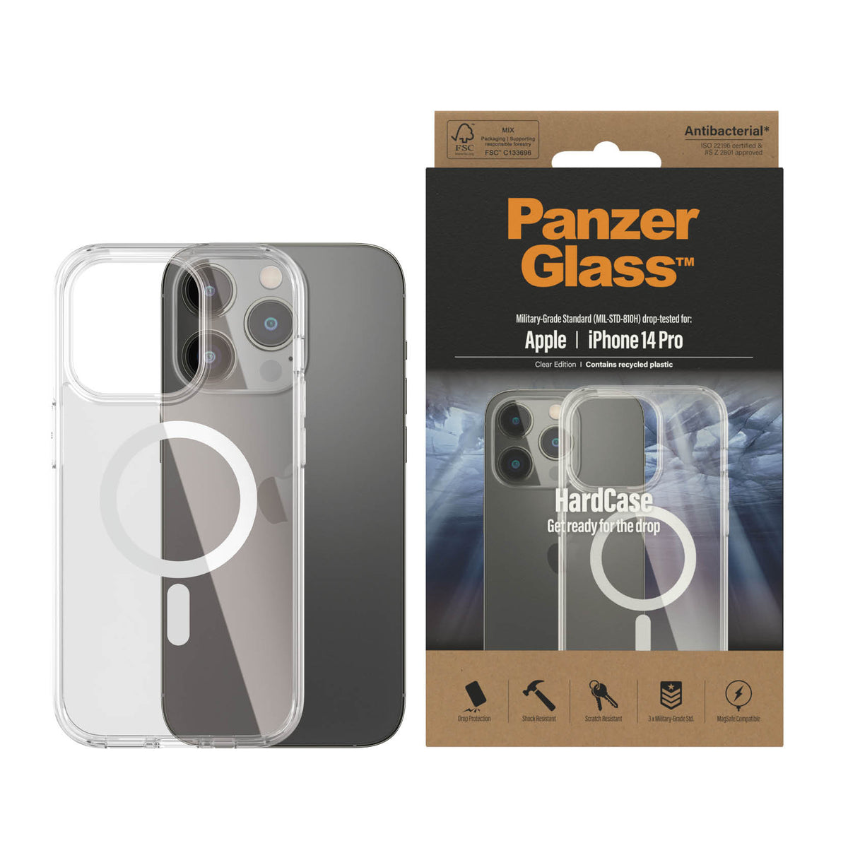 PANZERGLASS iPhone 14 Pro - HardCase with MagSafe - Clear