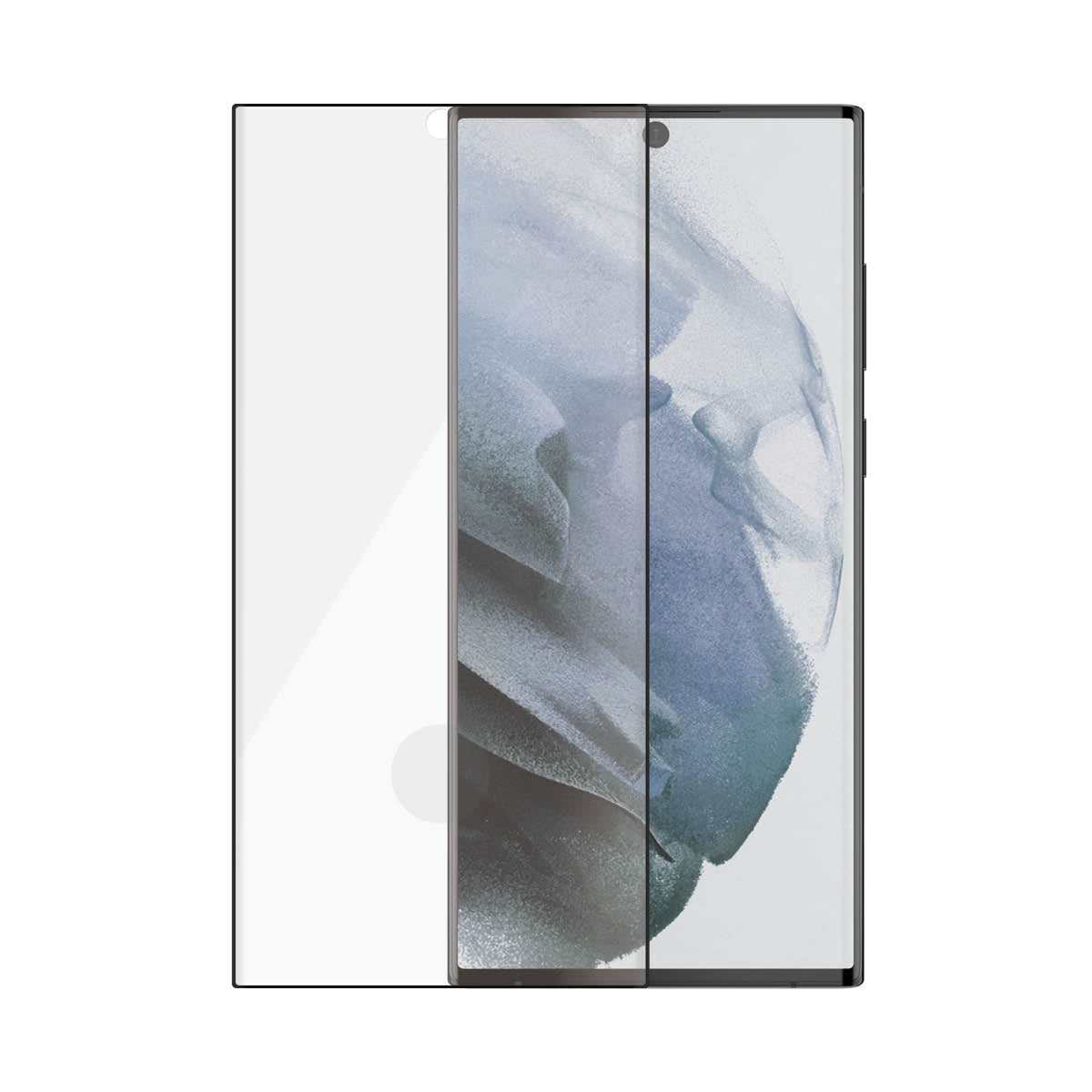 [OPEN BOX] PANZERGLASS Samsung Galaxy S22 Ultra Screen Protector - Black Frame