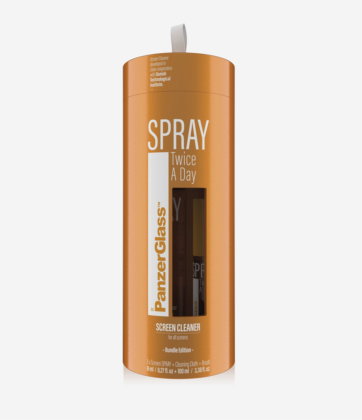 [OPEN BOX] PANZERGLASS Spray Twice A Day for Mobile Devices 8ml with  100ml Bundle