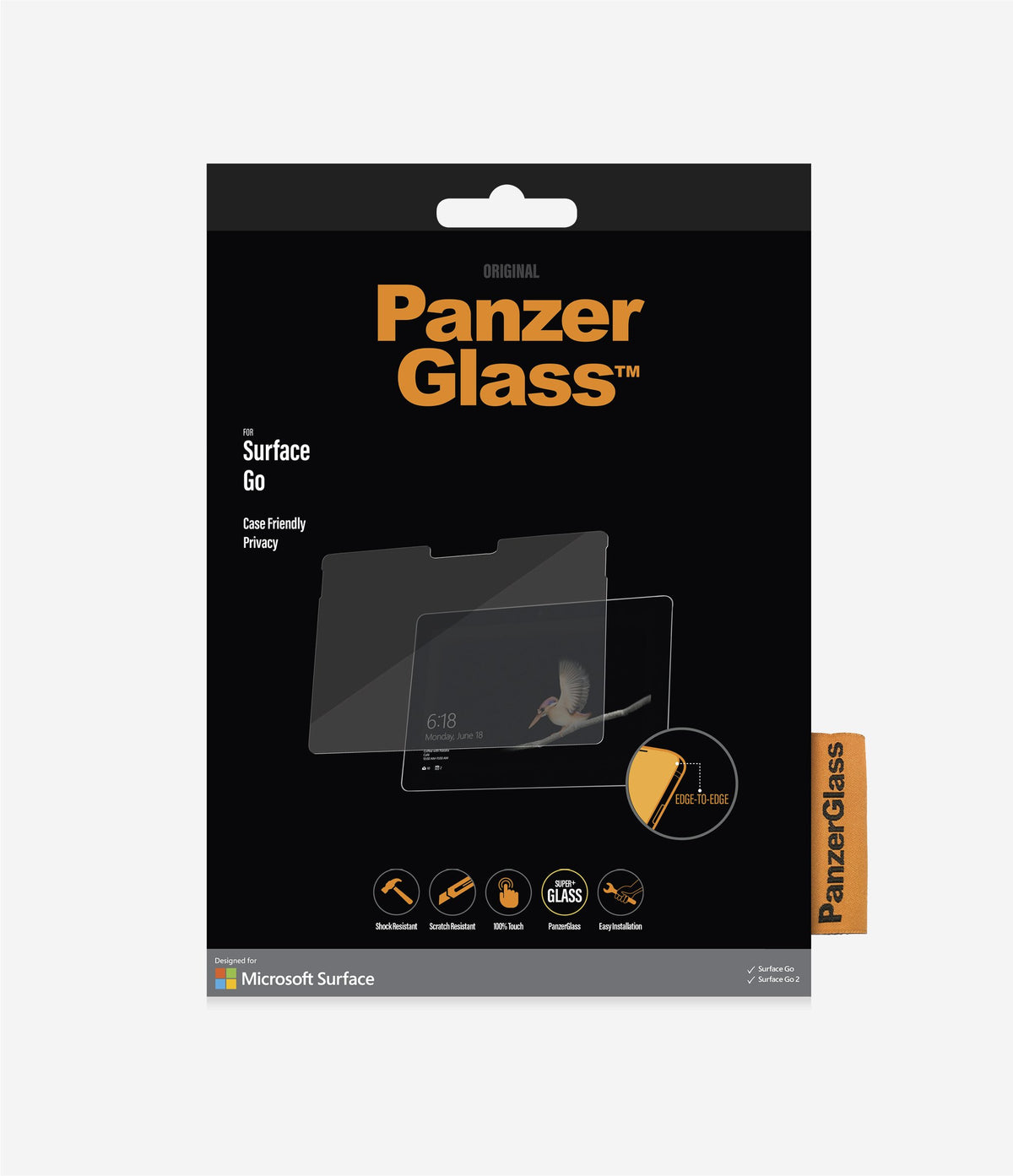 PANZERGLASS Microsoft Surface Go Screen Protector - Privacy