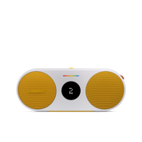 مشغل موسيقى بولارويد P2، مكبر صوت لاسلكي محمول بتقنية بلوتوث - أصفر وأبيض