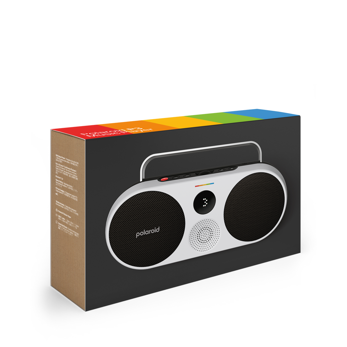 POLAROID P3 Music Player Bluetooth Wireless Portable Speaker - Black &amp; White