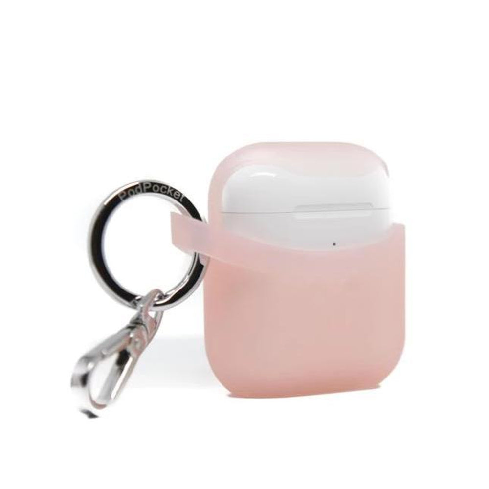 PODPOCKET Silicone Case for Apple AirPods - Scoop Collection - Pink