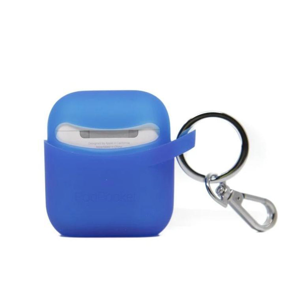 [OPEN BOX] PODPOCKET Silicone Case for Apple AirPods - Scoop Collection - Dark Blue