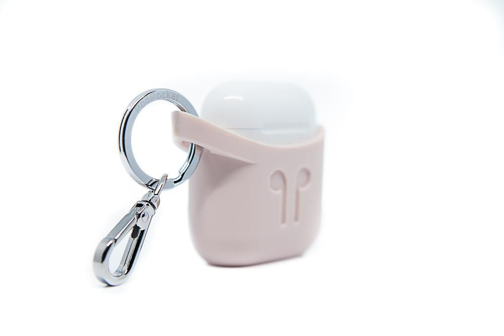 [OPEN BOX] PODPOCKET Silicone Case for Apple AirPods Pink Ash