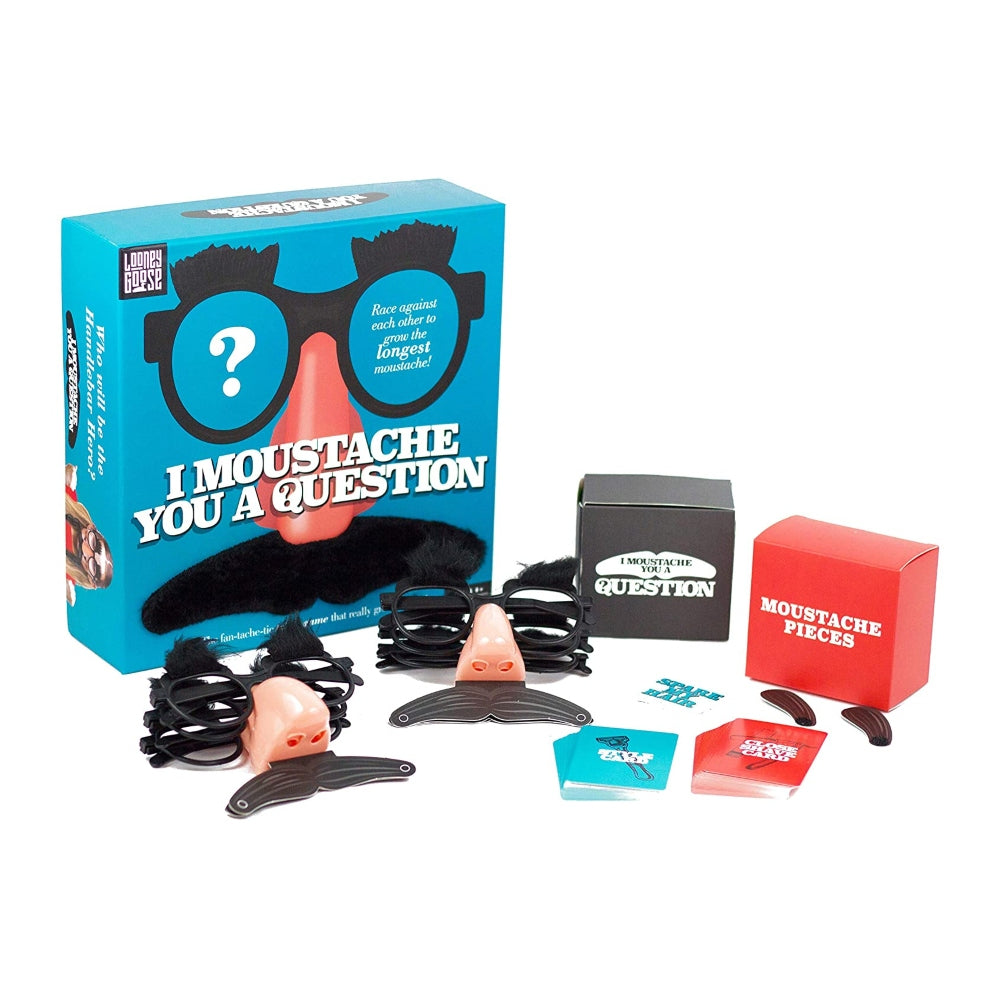 PROFESSOR PUZZLE I Moustache You a Question Party Game/Game of Trivia