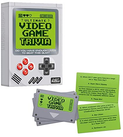 PROFESSOR PUZZLE Video Game Trivia In a Retro Gameboy Box