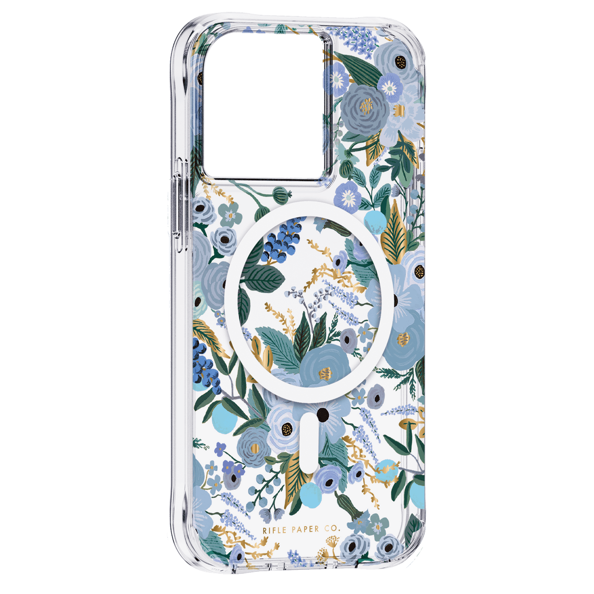 RIFLE PAPER CO. iPhone 13 Pro Case - Garden Party Blue - Magsafe w/ Antimicrobial