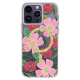 RIFLE PAPER CO. iPhone 14 Pro Max Case - Rose Garden with MagSafe - Clear