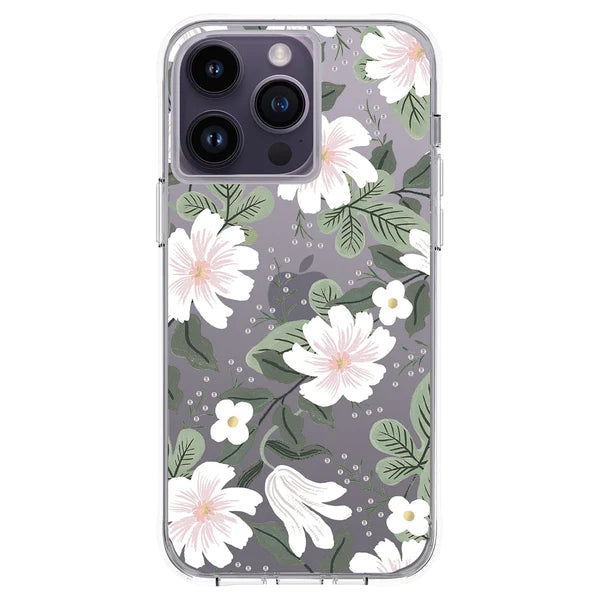 RIFLE PAPER CO. iPhone 14 Pro Max Case - Willow - Clear