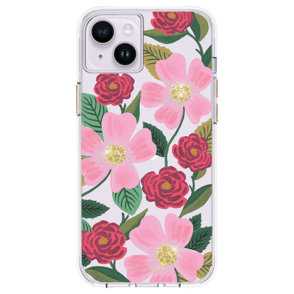 RIFLE PAPER CO. iPhone 14/13 Case - Rose Garden - Clear