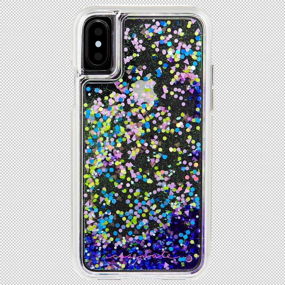 [علبة مفتوحة] غطاء CASE-MATE Waterfall لهاتف iPhone XS/X، لون بنفسجي