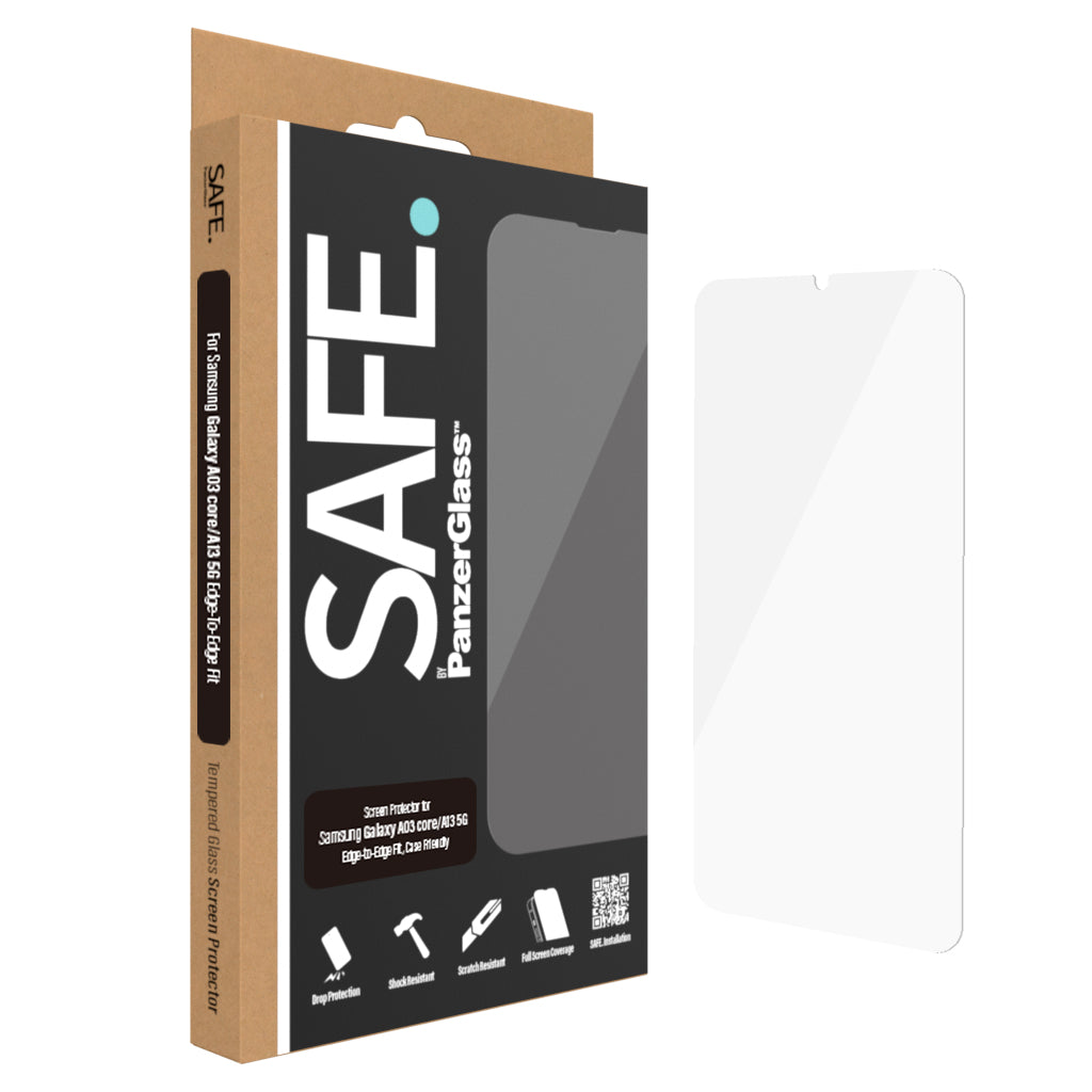 PANZERGLASS SAFE Galaxy A03 core/A13 5G/A04 - Screen Protector - Clear