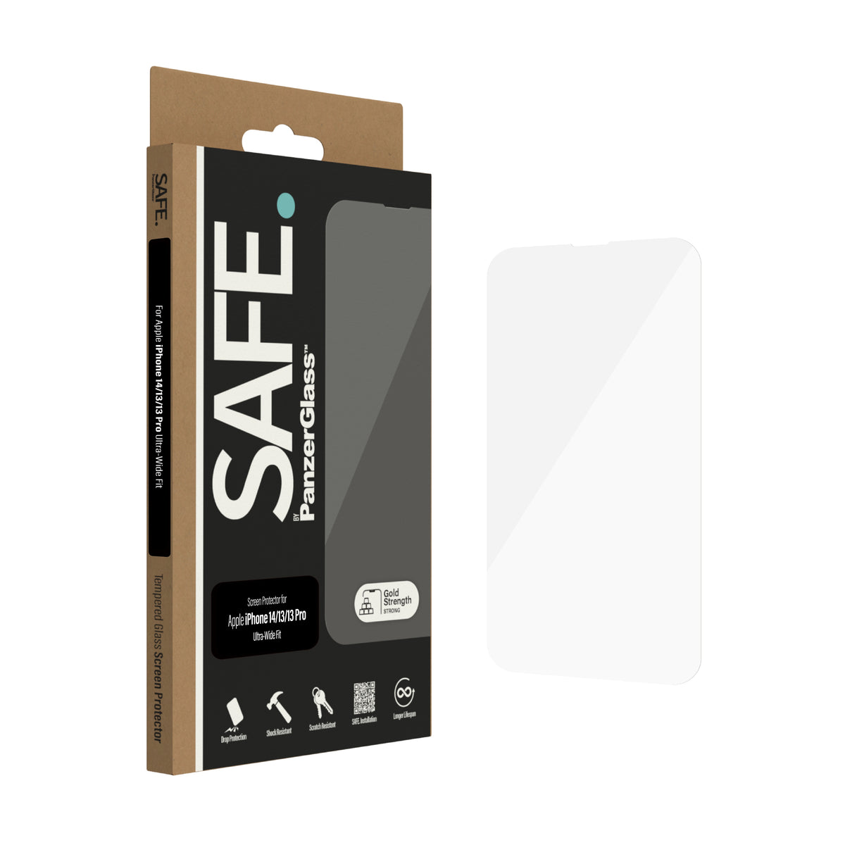 PANZERGLASS SAFE iPhone 14/13/13 Pro - Screen Protector - Clear