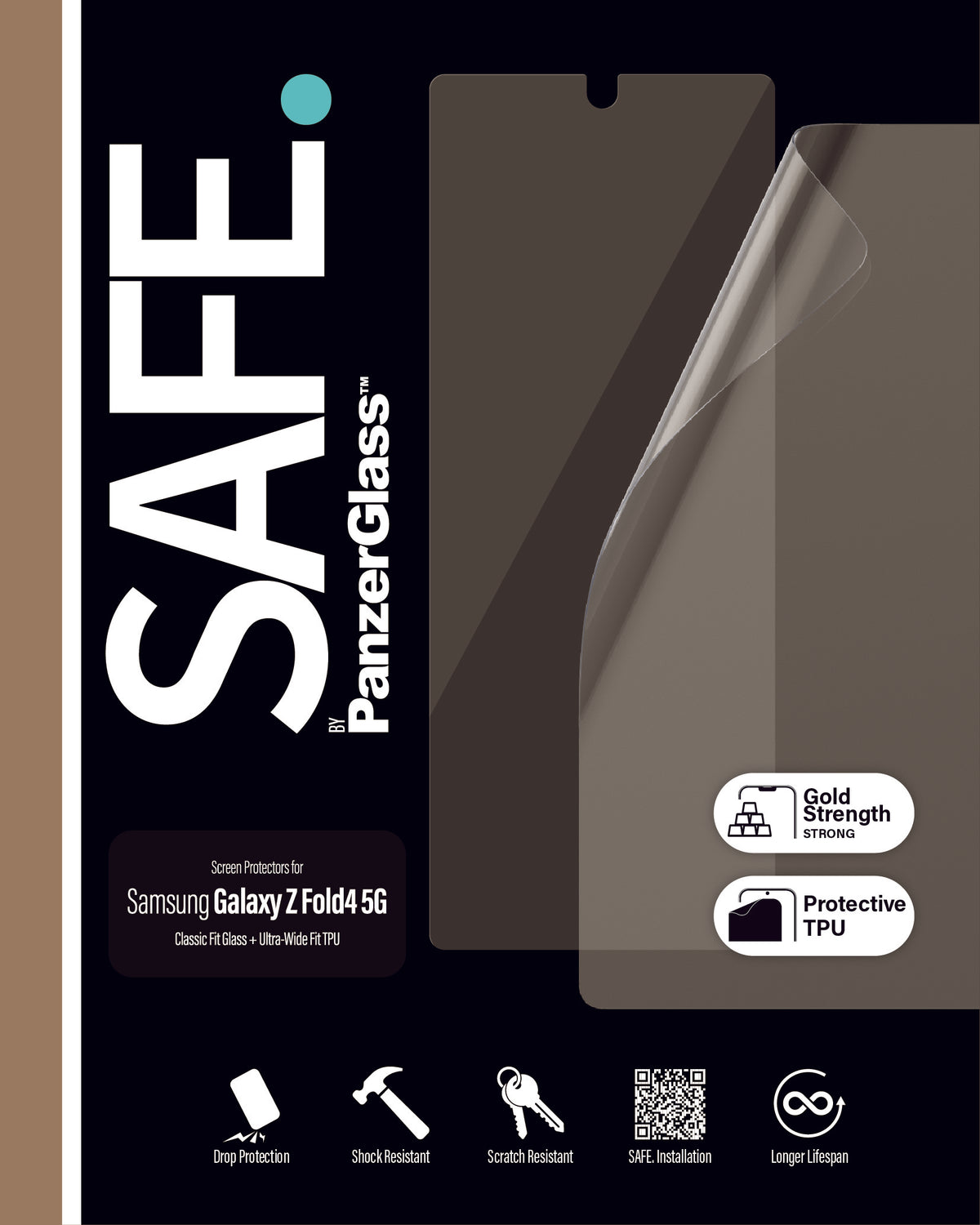 PANZERGLASS SAFE Samsung Galaxy Z Fold4 5G - Screen Protector - Clear