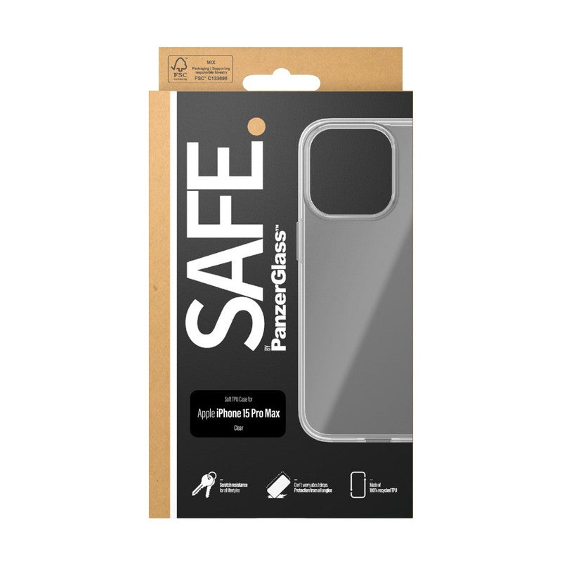 SAFE CASE FOR APPLE IPHONE 15 PRO MAX - TPU CASE