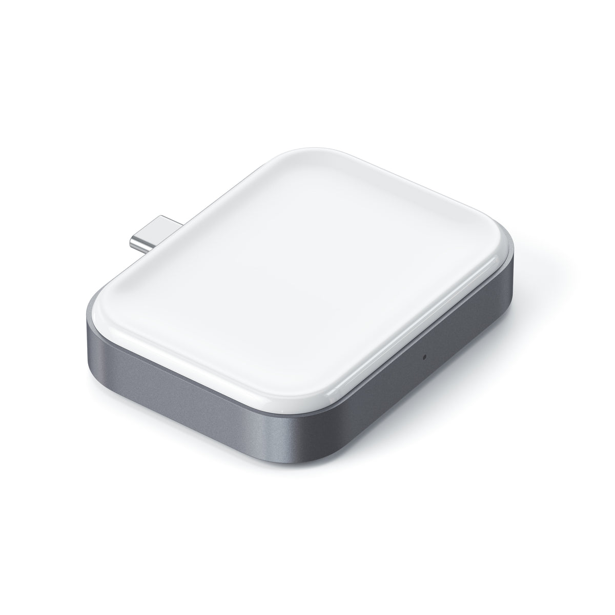 SATECHI USB-C Wireless Charging Dock for AirPods &amp; Airpods Pro - White