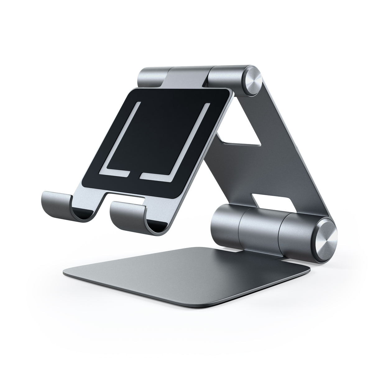 SATECHI R1 Aluminum Multi-Angle Foldable Tablet &amp; Phone Stand - Space Grey
