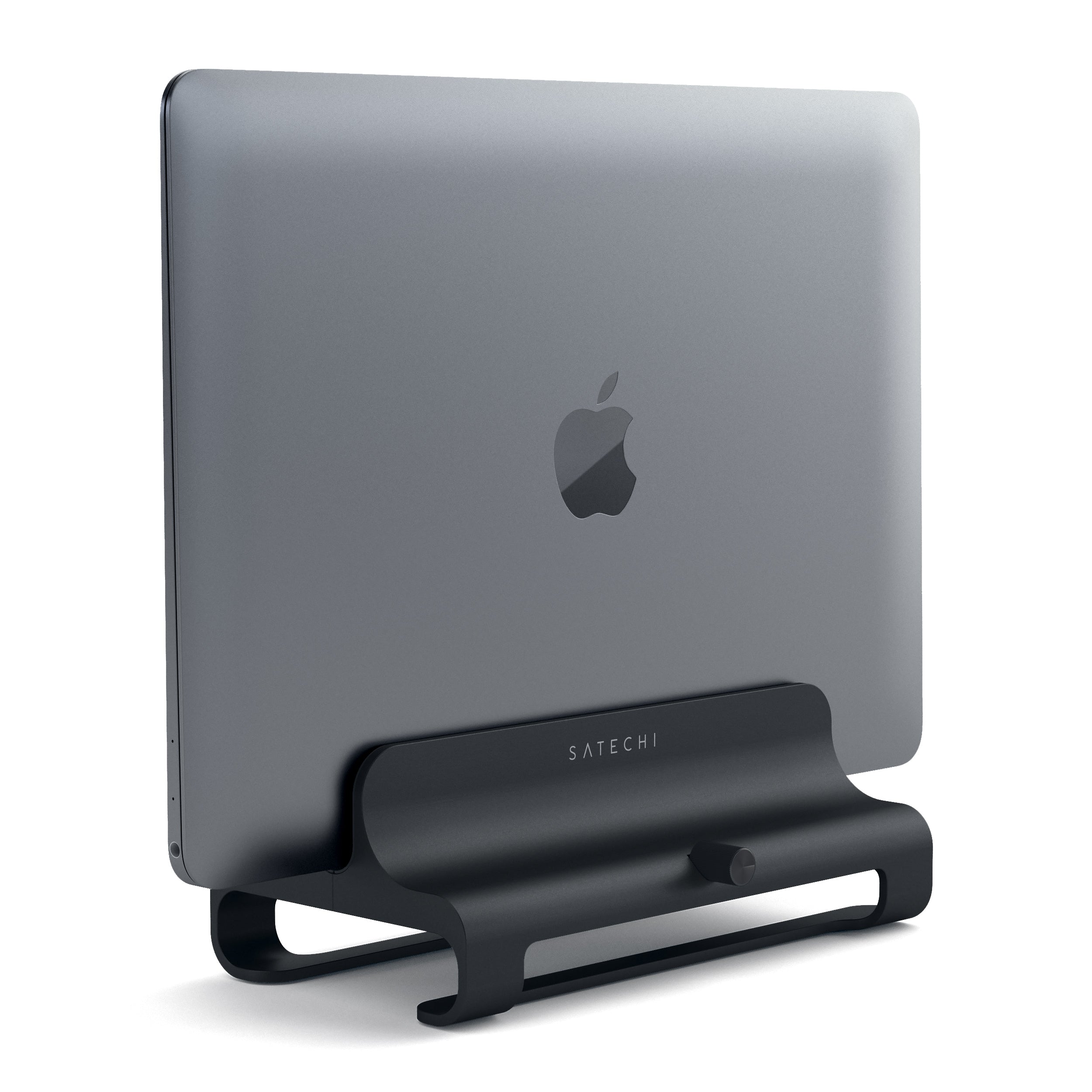 SATECHI Aluminum Vertical Laptop Stand - Matte Black