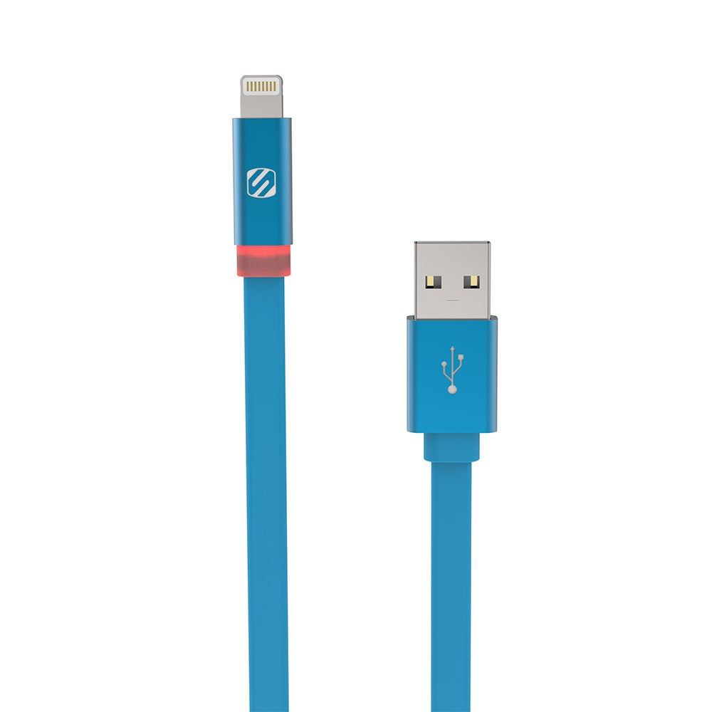 SCOSCHE FlatOut LED 6 feet Charge &amp; Sync Cable for Lightning Devices