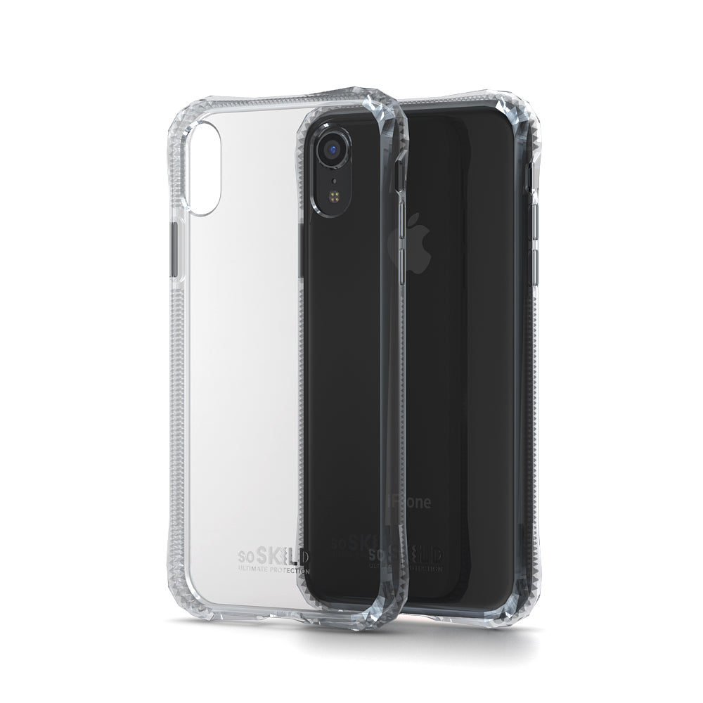 SO SKILD iPhone XR Absorb Impact Case and Tempered Glass Screen Protector