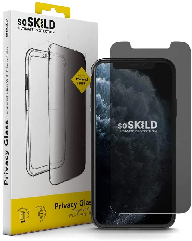 SO SKILD Glass Screen Protector Privacy for iPhone 11/X/XS