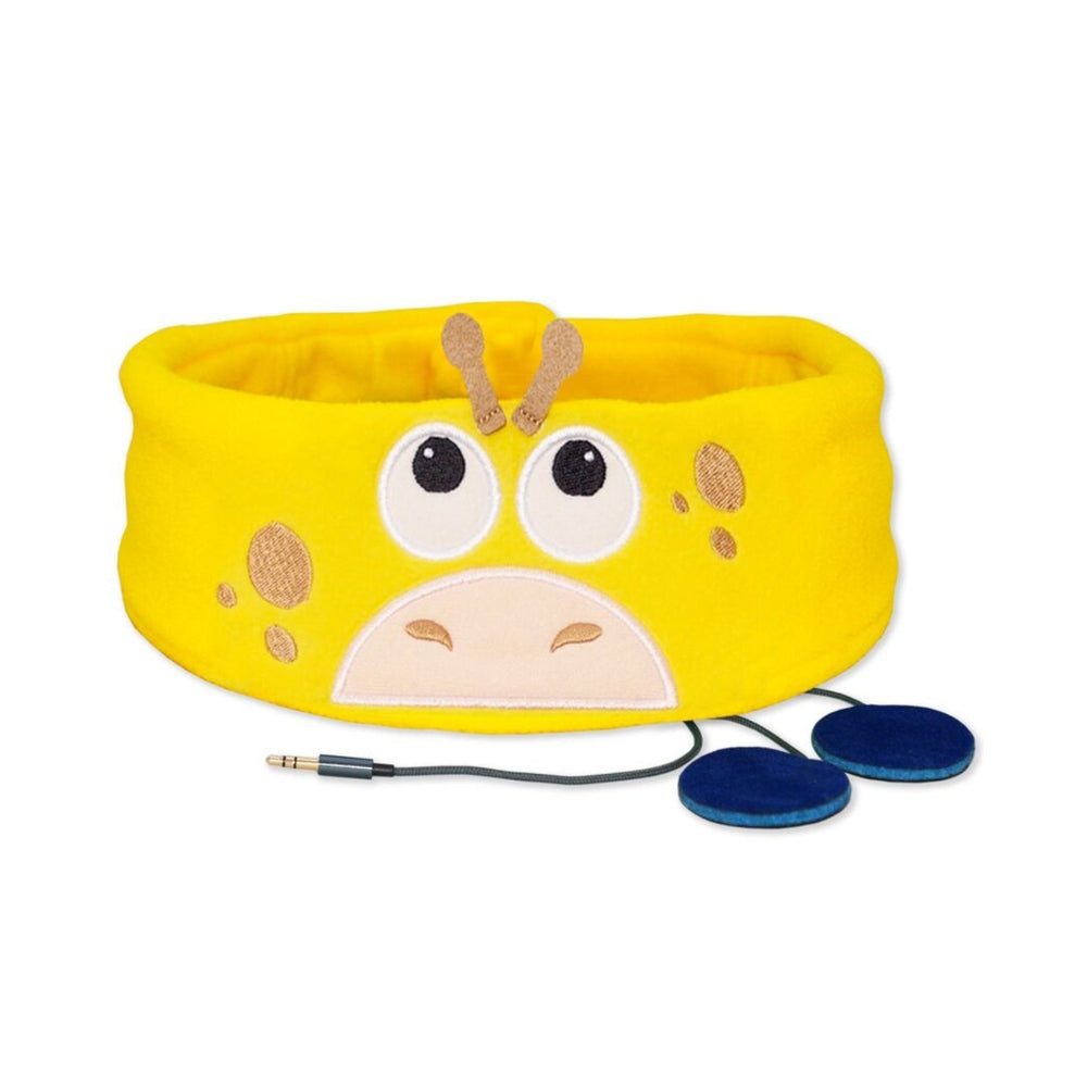 [OPEN BOX] SNUGGLY RASCALS Ultra-Comfortable  and  Size Adjustable Headphones for Kids - Giraffe