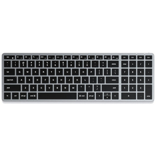 SATECHI Slim X2 Bluetooth Backlit Keyboard - Silver