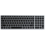 لوحة مفاتيح SATECHI Slim X2 بلوتوث بإضاءة خلفية - فضي