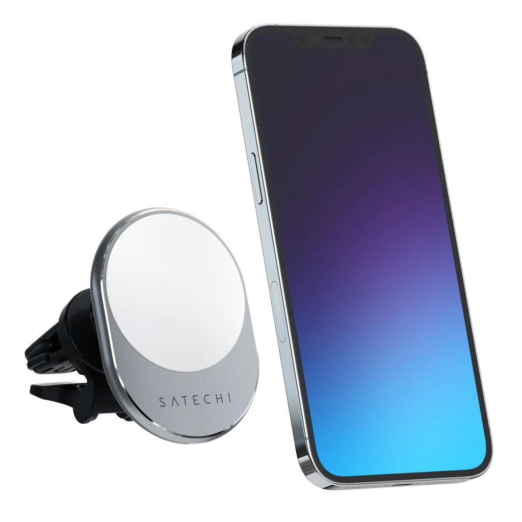 SATECHI Magnetic Wireless Car Charger 7.5W Air Vent Mount - Black