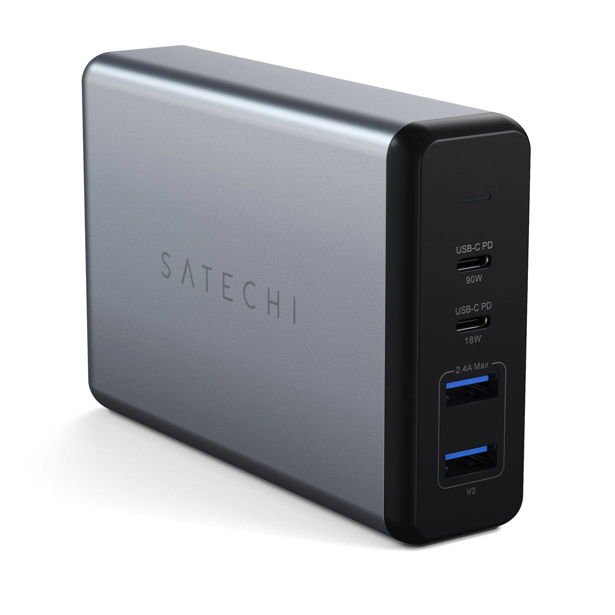 SATECHI Desktop Charger 108W Pro Type-C PD (2x USB-C and 2x USB-A) - Space Gray