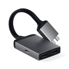 Satechi Type-C Dual HDMI Adapter - Space Gray