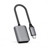 محول SATECHI من USB-C إلى صوت 3.5 ملم و PD - رمادي فلكي