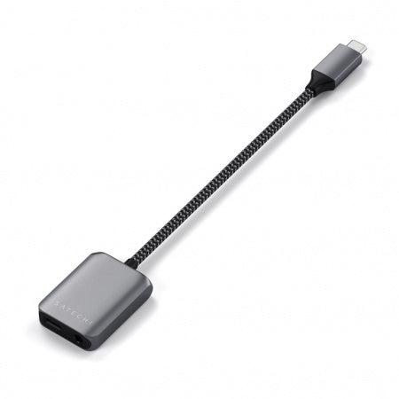 SATECHI USB-C to 3.5mm Audio &amp; PD Adapter - Space Gray