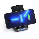 SATECHI Duo Wireless Charger Power Stand & Power Bank - Black