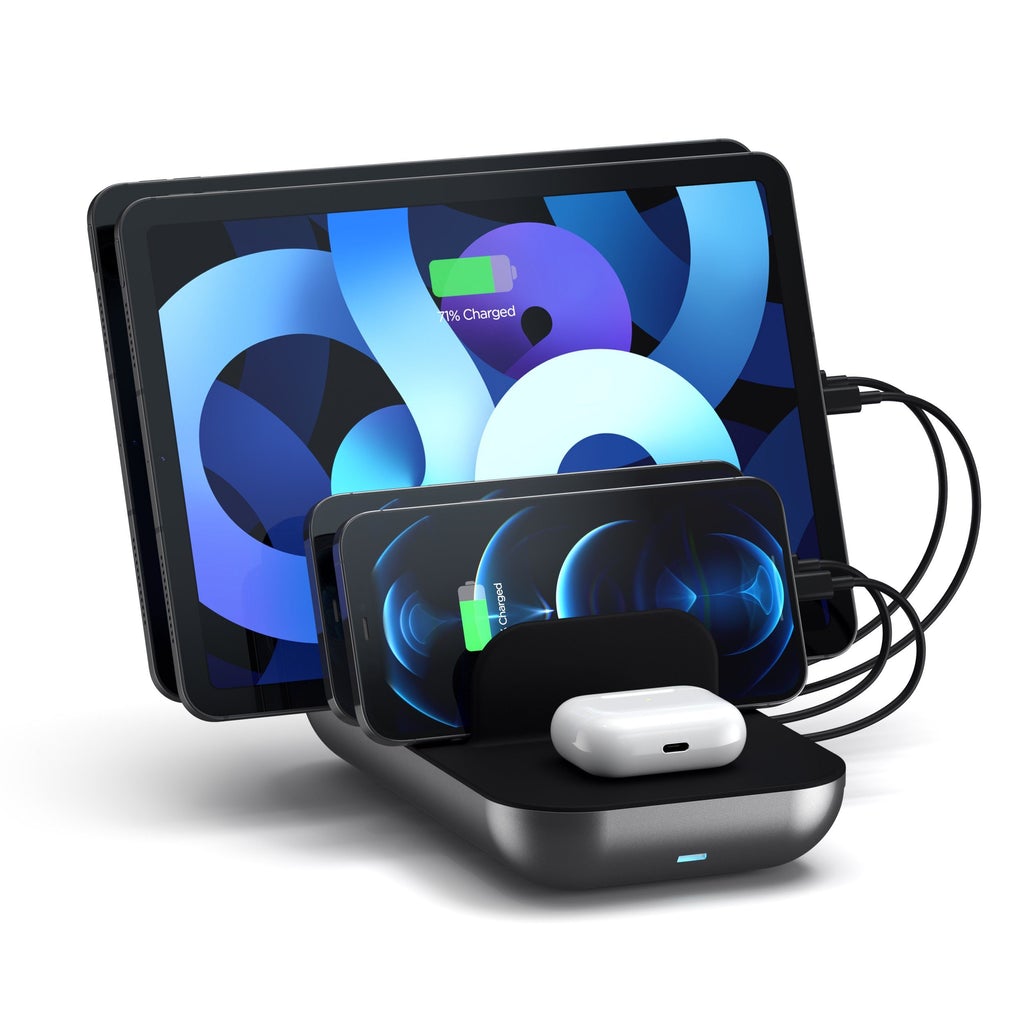 [OPEN BOX] SATECHI 5-Docks Multi-Charging Station - Black
