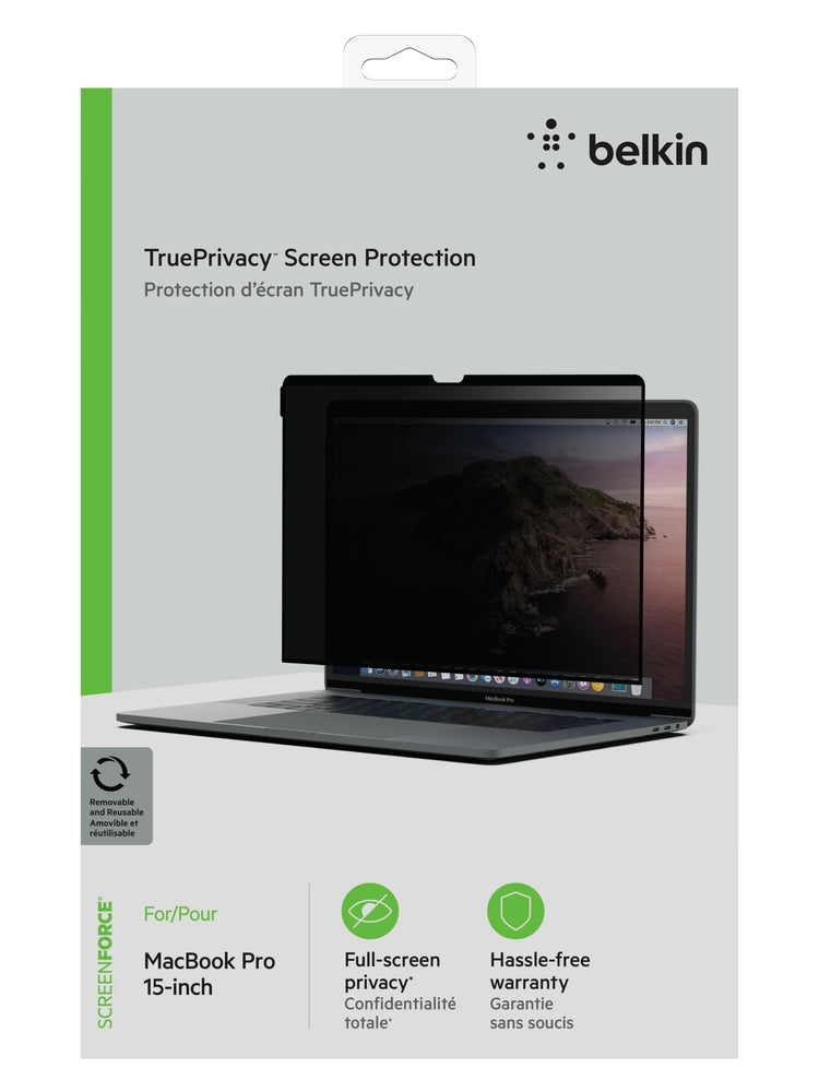 [OPEN BOX] BELKIN ScreenForce TruePrivacy Screen Protection for MacBook Pro 15-inch